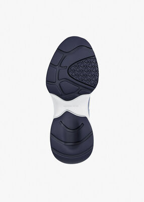 michael kors zuma leather trainer