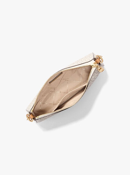 michael kors empire medium signature logo chain link pochette