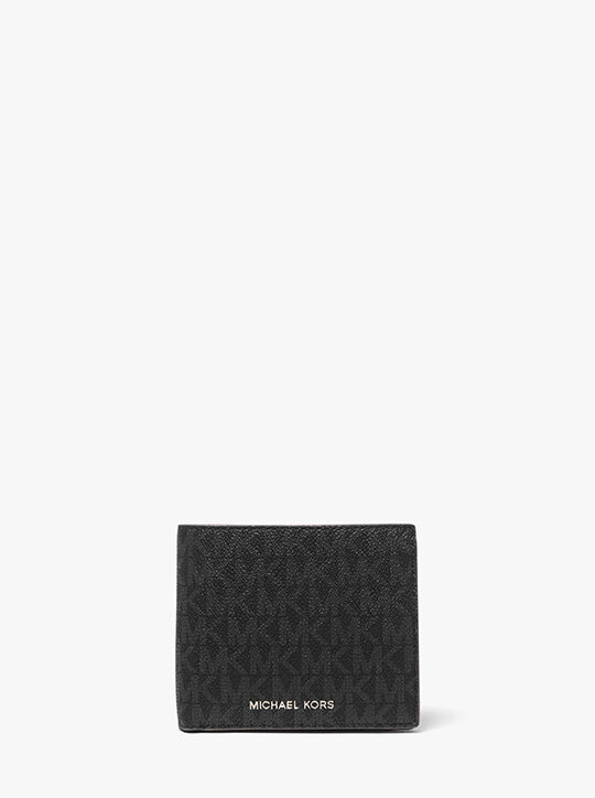 Greyson Logo Slim Billfold Wallet michael kors greyson logo slim billfold wallet