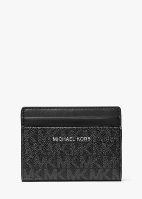 michael kors cooper signature logo bi fold wallet