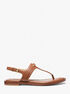 michael kors mandy leather t strap sandal