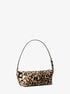 michael kors laila small leopard print calf hair pochette