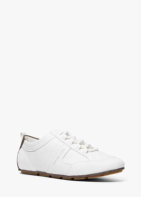 michael kors keely leather trainer