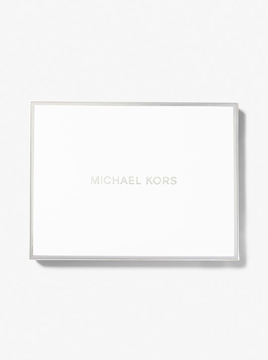 michael kors small signature logo wallet