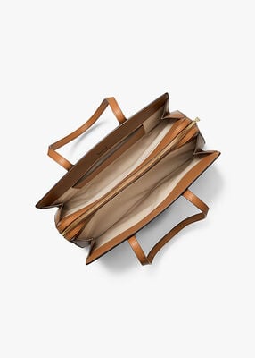 michael kors حقيبة يد ليلى متوسطة الحجم