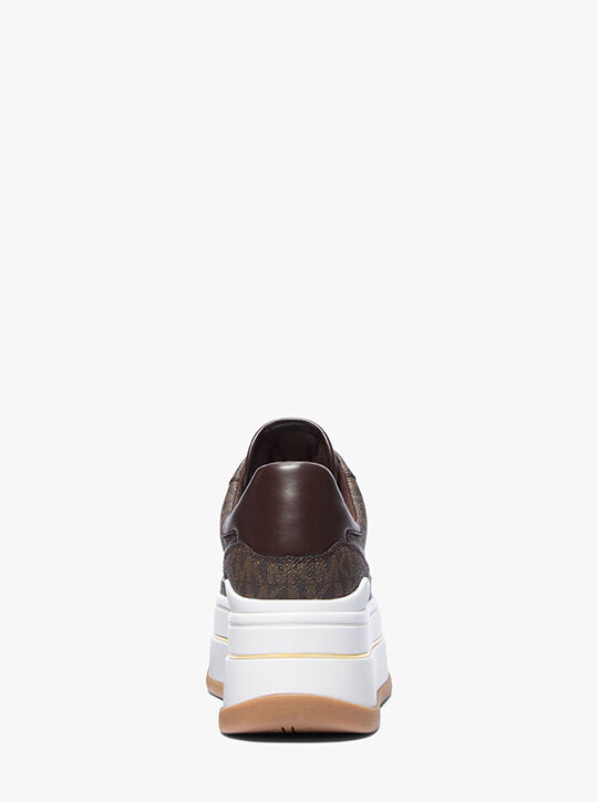 Hayes Signature Logo Platform Sneaker michael kors hayes signature logo platform sneaker