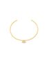 michael kors marquise cut cubic zirconia collar necklace