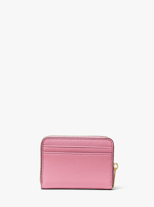 michael kors jet set travel medium saffiano leather wallet