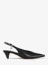 Tonya Leather Slingback Pump michael kors tonya leather slingback pump