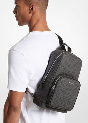 michael kors cooper logo sling pack