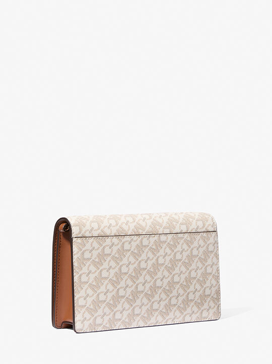 حقيبة كروس بودي جيت سيت متوسطة الحجم بشعار الماركة michael kors حقيبة كروس بودي جيت سيت متوسطة الحجم بشعار الماركة