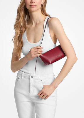 michael kors laila small leather pochette