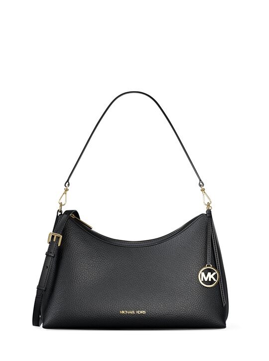 michael kors sammy medium pebbled leather convertible shoulder bag