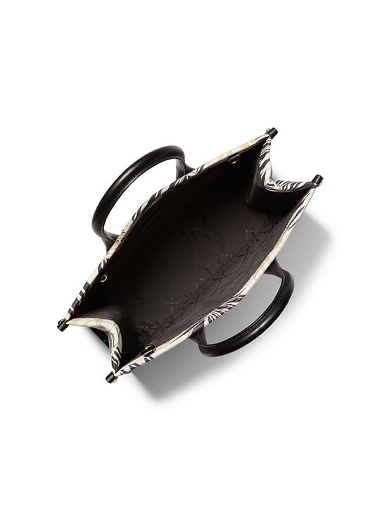 Mirella Medium Palm Jacquard Tote Bag michael kors mirella medium palm jacquard tote bag