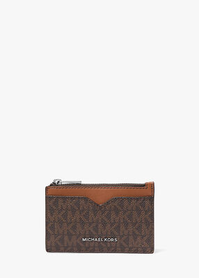 michael kors hudson signature logo card case