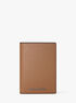 michael kors hudson pebbled leather folio card case