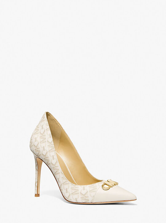 Parker Empire Signature Logo Pump michael kors parker empire signature logo pump