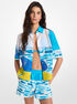 Michael Kors X Christina Zimpel Cotton Lawn Shirt michael kors x christina zimpel cotton lawn shirt