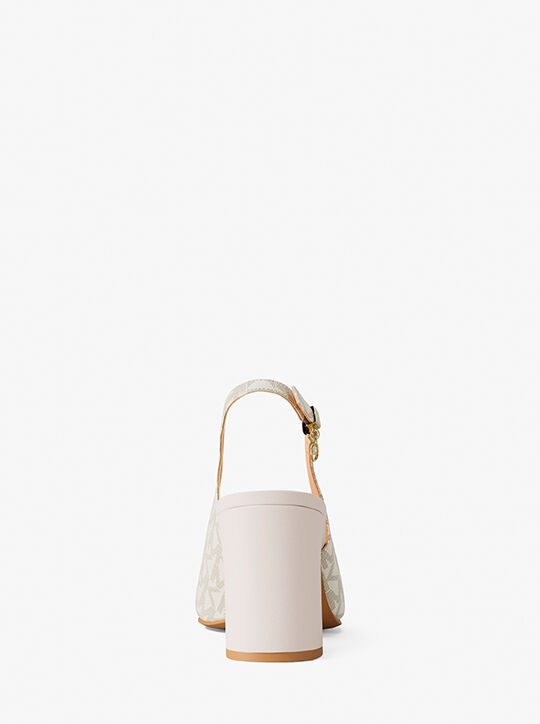 Piper Flex Signature Logo Slingback Pump michael kors piper flex signature logo slingback pump