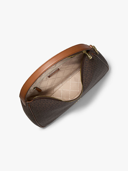 Nayla Medium Signature Logo Shoulder Bag michael kors nayla medium signature logo shoulder bag