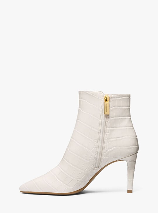 Dorothy Flex Crocodile Embossed Faux Leather Ankle Boot michael kors dorothy flex crocodile embossed faux leather ankle boot