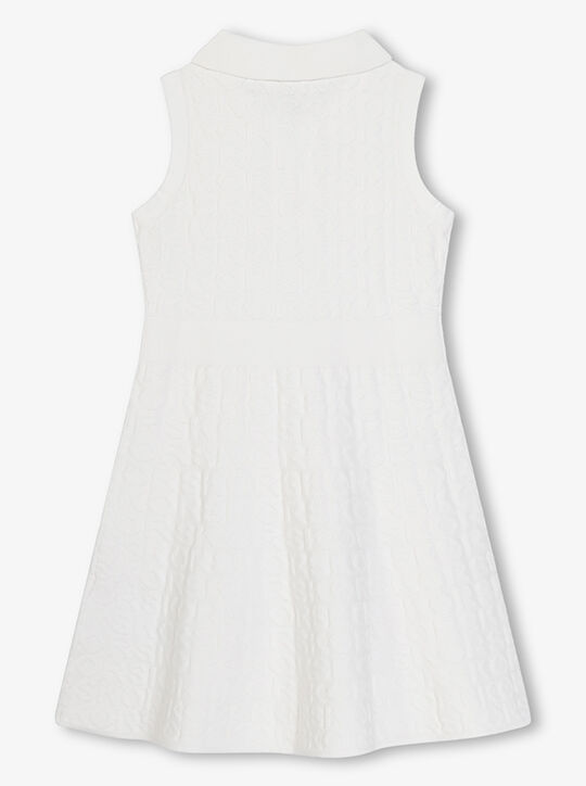 KORS Stretch Knit Zip-Up Polo Dress michael kors kors stretch knit zip up polo dress