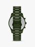 Oversized Lexington Green-Tone Watch michael kors oversized lexington green tone watch