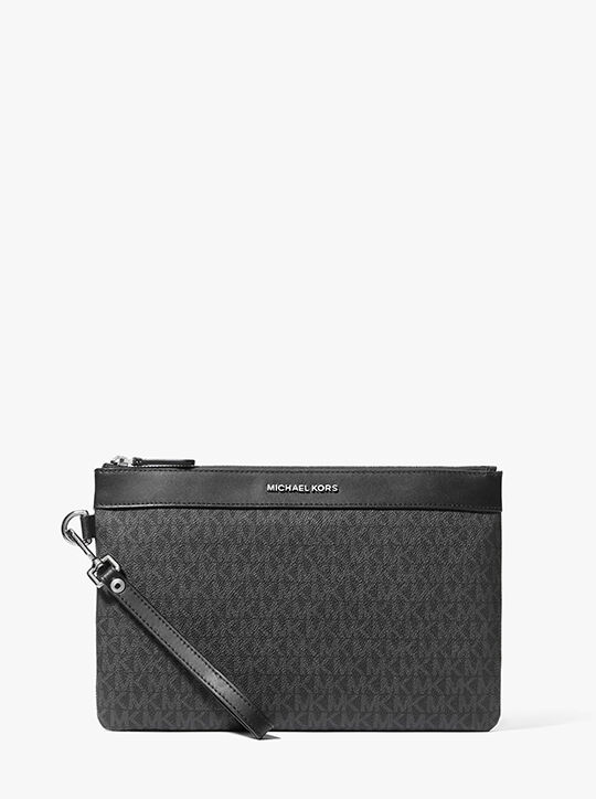 michael kors logo travel pouch