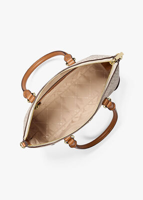 michael kors حقيبة مورفي متوسطة الحجم قابلة للتحويل بشعار الماركة