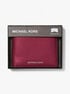 Hudson Pebbled Leather Billfold Wallet michael kors hudson pebbled leather billfold wallet