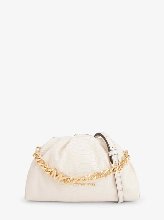 michael kors nola small snake embossed crossbody bag