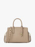 michael kors laila medium leather satchel