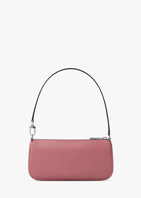 michael kors zoe small pebbled leather pochette