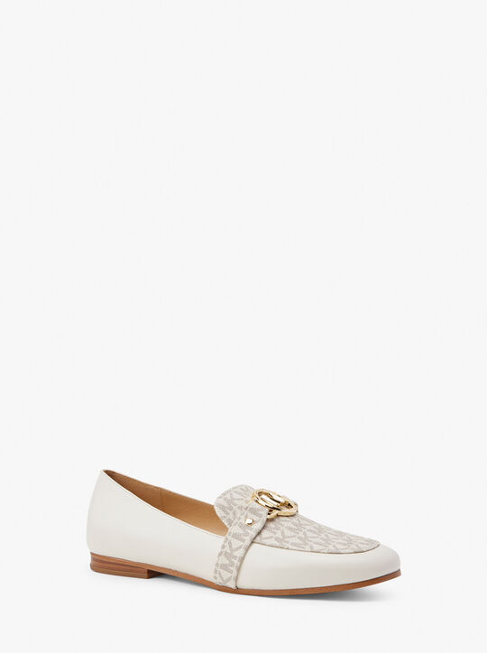 Rory Leather and Logo Loafer | Michael Kors Official Website