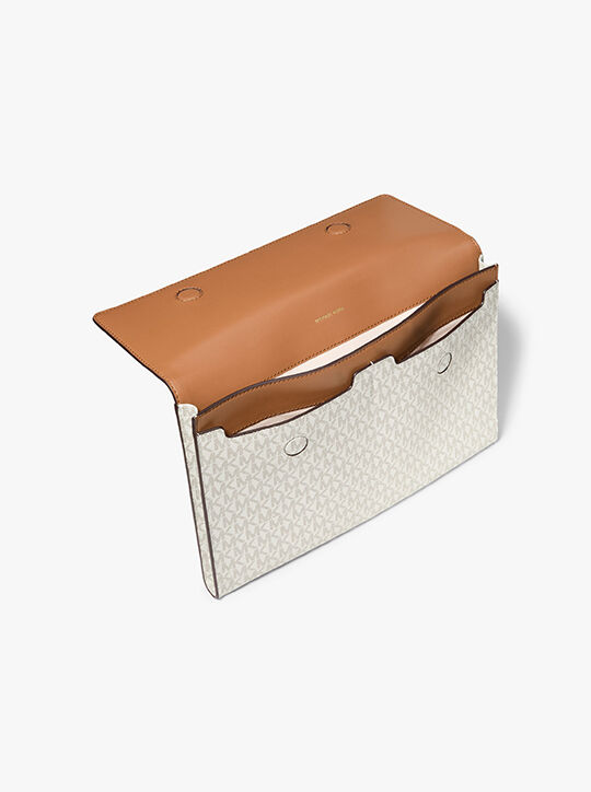 michael kors jet set signature logo laptop case