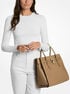 Hamilton Moderne Large Leather Satchel michael kors hamilton moderne large leather satchel
