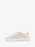 Jenny Empire Monogram and Metallic Sneaker michael kors jenny empire monogram and metallic sneaker