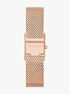 michael kors georgie rose gold watch
