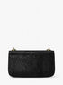 michael kors tribeca large snake embossed leather shoulder bag