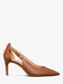 Leather Slingback Pump michael kors leather slingback pump