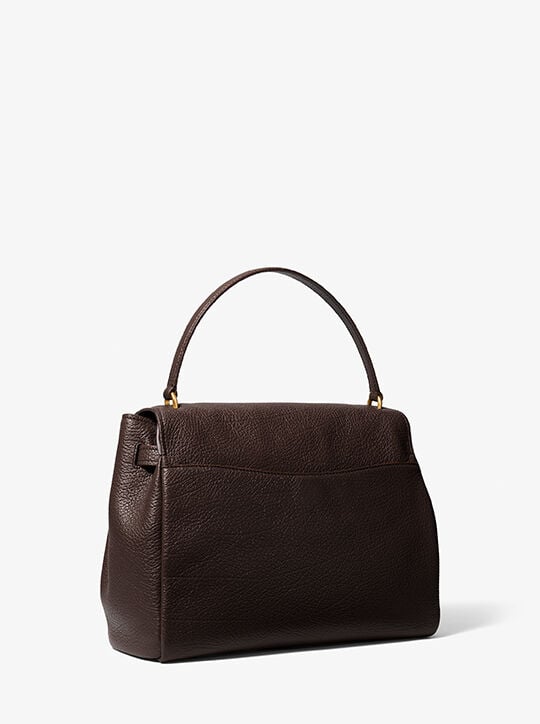 Hamilton Moderne Large Textured Leather Slouchy Satchel michael kors hamilton moderne large textured leather slouchy satchel