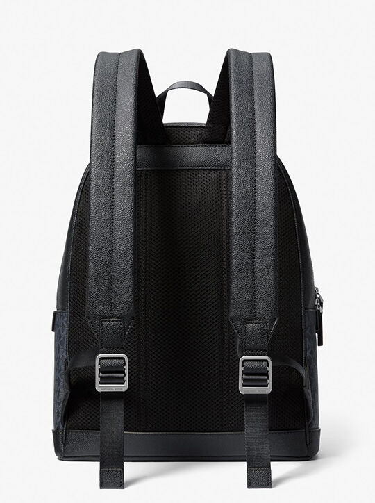 michael kors cooper signature logo backpack