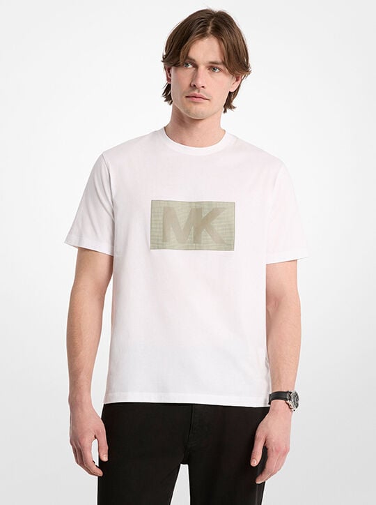 Graphic Logo Cotton Jersey T-shirt michael kors graphic logo cotton jersey t shirt