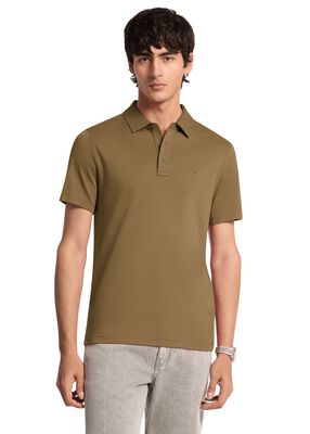 michael kors embroidered logo cotton polo shirt