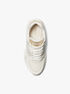michael kors zuma leather and nylon trainer