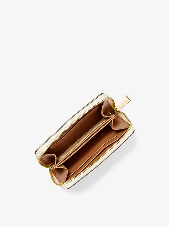 محفظة جلدية صغيرة بشعار الماركة michael kors محفظة جلدية صغيرة بشعار الماركة