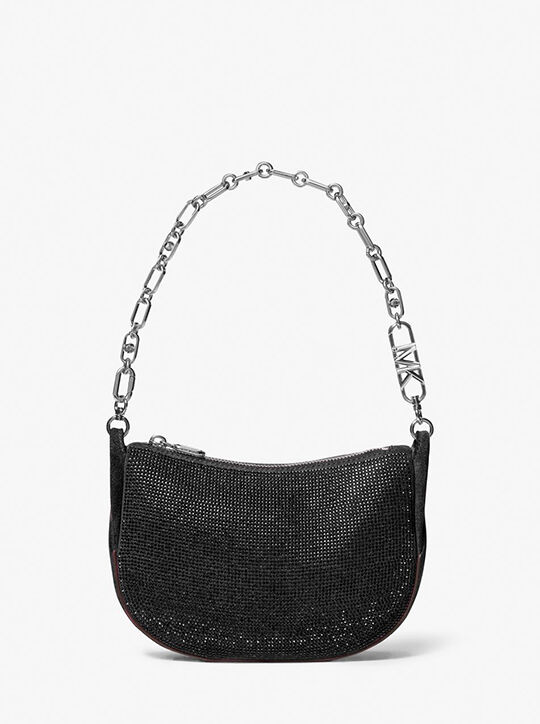 michael kors حقيبة كتف كيندال صغيرة من الجلد السويدي