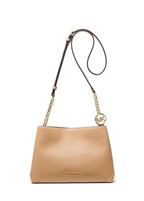 michael kors christina small pebbled leather crossbody bag