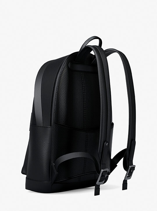 michael kors jet set pebbled leather backpack