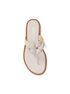 michael kors callie embellished signature logo trim thong sandal